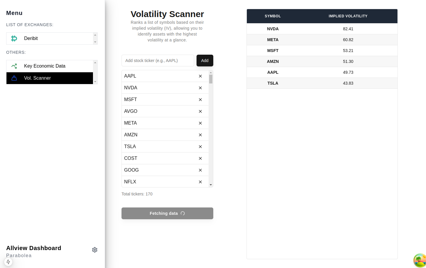 Parabolea screenshot 2