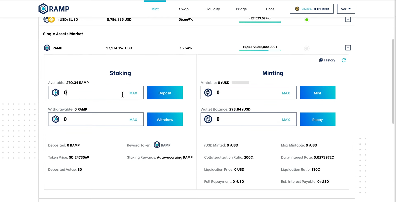 RAMP DEFi screenshot 3